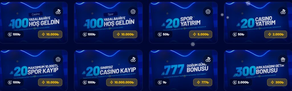 yasalbahis bonusları